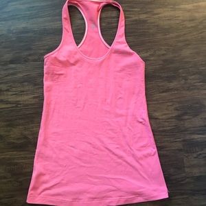 Lululemon Pink Racerback Tank Top